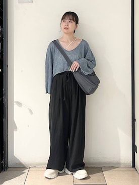 もえこさん（レディース・156cm）の秋コーディネート