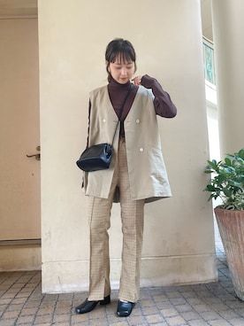 yuka tanakaさん（レディース・160cm）の秋コーディネート