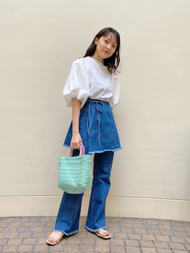 yuka tanakaさん（レディース・160cm）の夏コーディネート