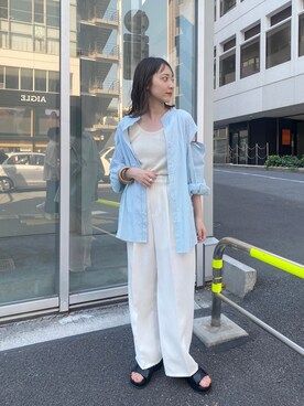 yuka tanakaさん（レディース・160cm）の夏コーディネート
