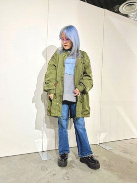 かさん(レディース・146cm)の冬コーディネート