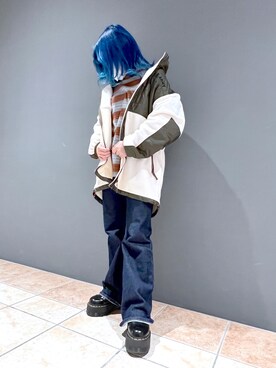 かさん（レディース・146cm）の冬コーディネート