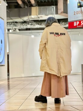 かさん（レディース・146cm）の冬コーディネート