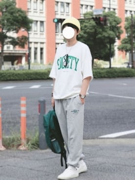「CPH（シーピーエイチ）のアイテム（ニットキャップ/ビーニー）」を使った、naokさん（メンズ・175cm）の夏コーディネート
