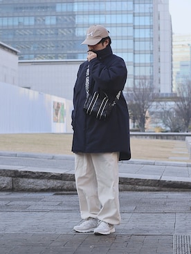 naokさん（メンズ・175cm）の冬コーディネート