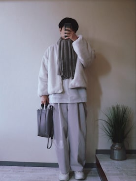 naokさん（メンズ・175cm）の冬コーディネート