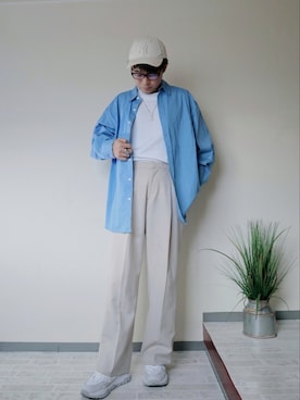 「EMMA  CLOTHES」｜「アイテム（キャップ）」を使った、naokさん（メンズ・175cm）の秋コーディネート