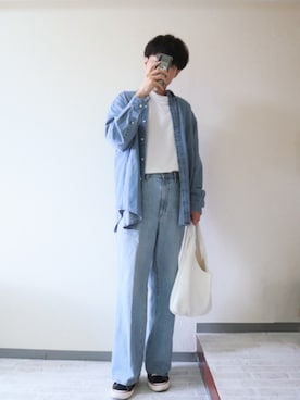 「FILA（フィラ）のアイテム（サンダル）」を使った、naokさん（メンズ・175cm）の春コーディネート