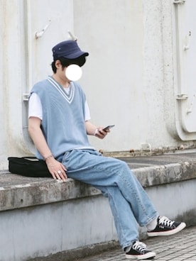 「LHME（エルエイチエムイー）のアイテム（アクセサリー）」を使った、naokさん（メンズ・175cm）の秋コーディネート