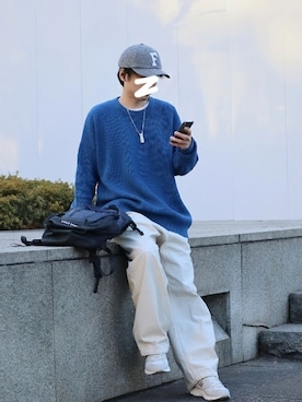 naokさん（メンズ・175cm）の冬コーディネート