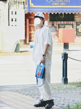 「ROOTOTE（ルートート）のアイテム」を使った、naokさん（メンズ・175cm）の夏コーディネート