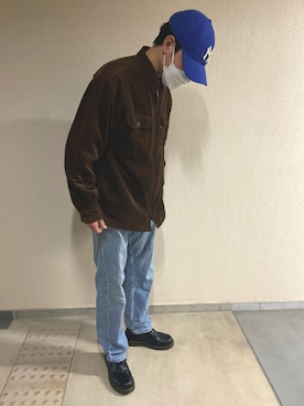 「チョコ色に染まれ」｜「アイテム（その他シューズ）」を使った、タクマさん（メンズ・179cm）の冬コーディネート