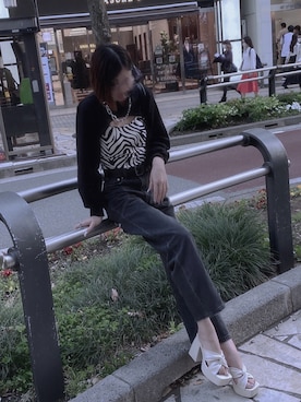 「EGOIST（エゴイスト）のアイテム（キャミソール）」を使った、ULWさん（レディース・169cm）の春コーディネート
