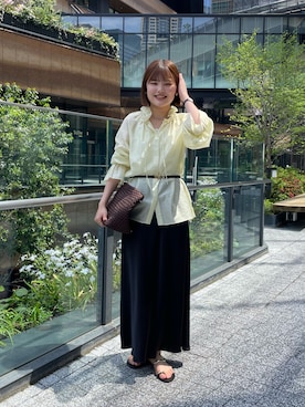 「grace grace （グラスグラス）のアイテム」を使った、kanaguchiさん（レディース・165cm）の春コーディネート