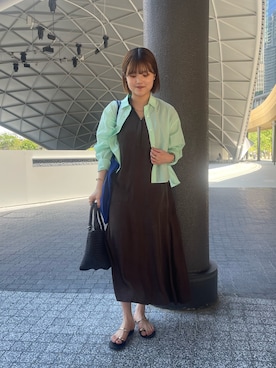 「NOLLEY’S（ノーリーズ）のアイテム」を使った、kanaguchiさん（骨格ストレート・レディース・165cm）の夏コーディネート