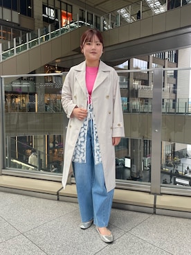 「NOLLEY'S」｜「アイテム（その他アウター）」を使った、kanaguchiさん（レディース・164cm）の冬コーディネート