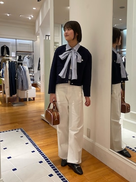「NOLLEY’S（ノーリーズ）のアイテム（ブルゾン）」を使った、kanaguchiさん（レディース・165cm）の冬コーディネート