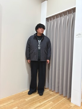 「アイテム（モッズコート）」を使った、たちばなさん（メンズ・180cm）の冬コーディネート