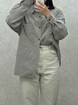 「apres jour（アプレジュール）のアイテム（パンツ）」を使った、Mioさん（レディース・154cm）の春コーディネート