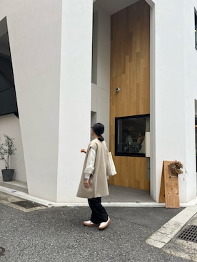 「GERMAN TRAINER（ジャーマントレーナー）のアイテム」を使った、Mioさん（レディース・153cm）の春コーディネート