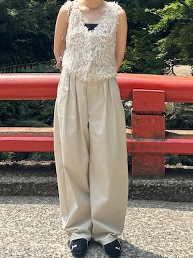 「RETRO GIRL（レトロガール）のアイテム」を使った、Mioさん（レディース・153cm）の夏コーディネート