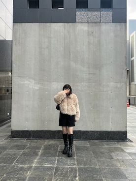 「INGNI（イング）のアイテム」を使った、Mioさん（レディース・153cm）の冬コーディネート