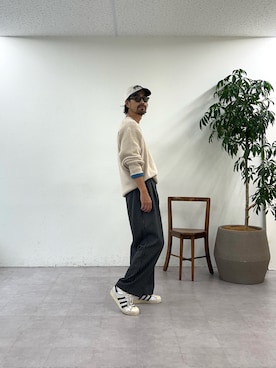 「CIAOPANIC TYPY（チャオパニックティピー）のアイテム（トップス）」を使った、Mr.KPさん（メンズ・175cm）の秋コーディネート