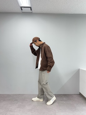 「CIAOPANIC TYPY（チャオパニックティピー）のアイテム（帽子）」を使った、Mr.KPさん（メンズ・175cm）の秋コーディネート