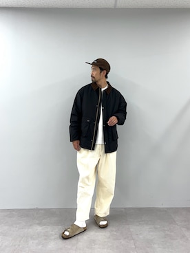 「ファッションを楽しもう」｜「アイテム（チノパンツ）」を使った、Mr.KPさん（メンズ・175cm）の秋コーディネート