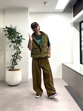 「CIAOPANIC TYPY（チャオパニックティピー）のアイテム」を使った、Mr.KPさん（メンズ・175cm）の夏コーディネート