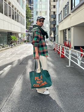 「アイテム（帽子）」を使った、Mr.KPさん（メンズ・175cm）の秋コーディネート