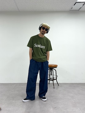 「アイテム（キャップ）」を使った、Mr.KPさん（メンズ・175cm）の夏コーディネート