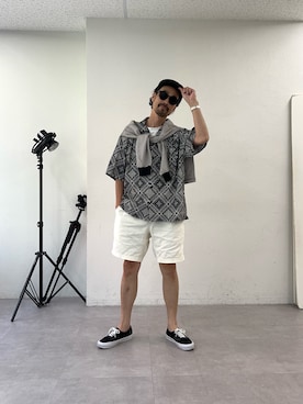 「CIAOPANIC TYPY（チャオパニックティピー）のアイテム」を使った、Mr.KPさん（メンズ・175cm）の夏コーディネート