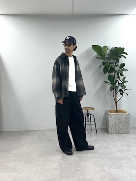 「CIAOPANIC TYPY（チャオパニックティピー）のアイテム（パンツ）」を使った、Mr.KPさん（メンズ・175cm）の夏コーディネート