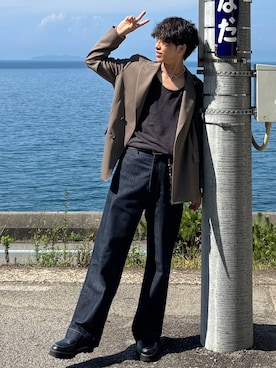 「アイテム（キーケース/キーアクセサリー）」を使った、Kouさん（メンズ・170cm・20代）の秋コーディネート