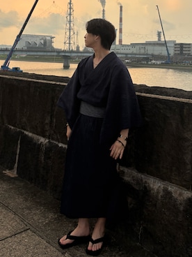 「アイテム（浴衣）」を使った、Kouさん（メンズ・170cm・20代）の夏コーディネート
