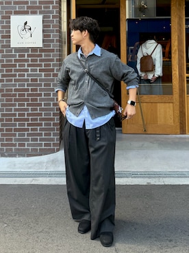 「アイテム（キーケース/キーアクセサリー）」を使った、Kouさん（メンズ・170cm）の秋コーディネート