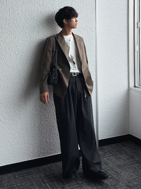 「アイテム（財布/小物）」を使った、Kouさん（メンズ・170cm・20代）の秋コーディネート