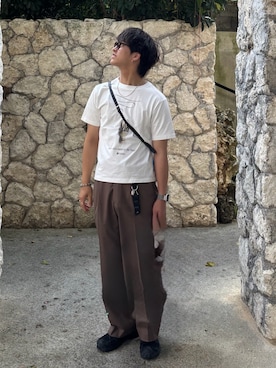 「THE CLE（ザクレ）のアイテム」を使った、Kouさん（メンズ・170cm）の夏コーディネート