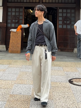 「アイテム（キーケース/キーアクセサリー）」を使った、Kouさん（メンズ・170cm・20代）の秋コーディネート