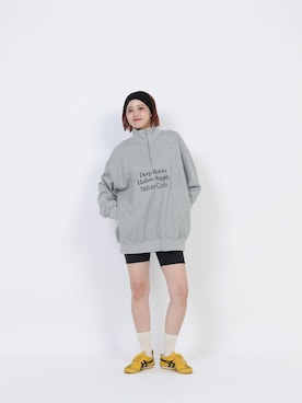 「アイテム（ヘアバンド）」を使った、ぺえさん（レディース・166cm）の秋コーディネート