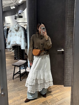 「JEANASIS（ジーナシス）のアイテム」を使った、ぺえさん（レディース・166cm）の春コーディネート