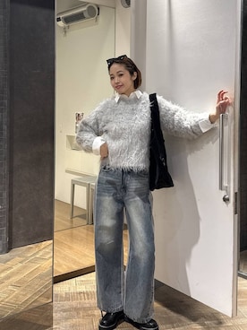 「アイテム（トートバッグ）」を使った、ぺえさん（レディース・166cm・30代）の冬コーディネート