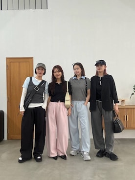 「JEANASIS（ジーナシス）のアイテム（バッグ）」を使った、ぺえさん（レディース・166cm）の春コーディネート