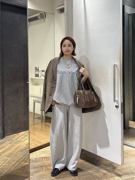 「アイテム（スウェット）」を使った、ぺえさん（レディース・166cm・20代）の秋コーディネート