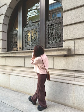 「アイテム（ブーツ）」を使った、akiaさん（レディース・151cm）の秋コーディネート