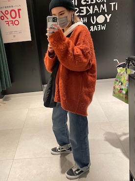 Linka.さんの（AZUL by moussy | アズールバイマウジー）を使ったコーディネート
