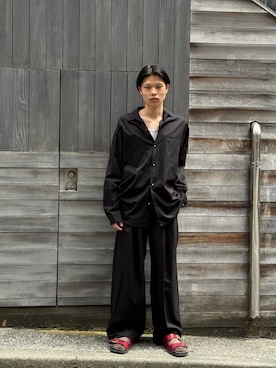 「Toironier（トワロニエ）のアイテム」を使った、llleiiiさん（メンズ・173cm）の春コーディネート