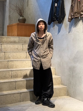 「Toironier（トワロニエ）のアイテム」を使った、llleiiiさん（メンズ・173cm）の春コーディネート