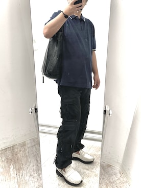 「HERMES（エルメス）のアイテム」を使った、6000さん（メンズ・172cm）の夏コーディネート